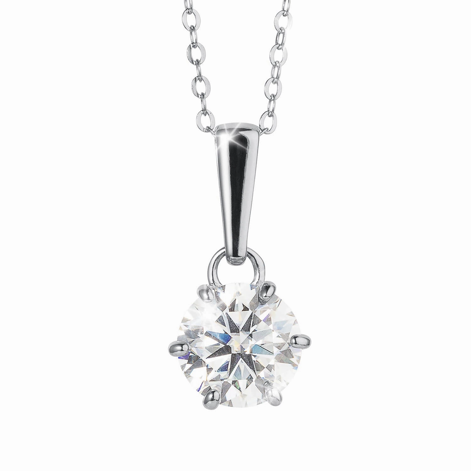 Stardust Moissanite Pendant