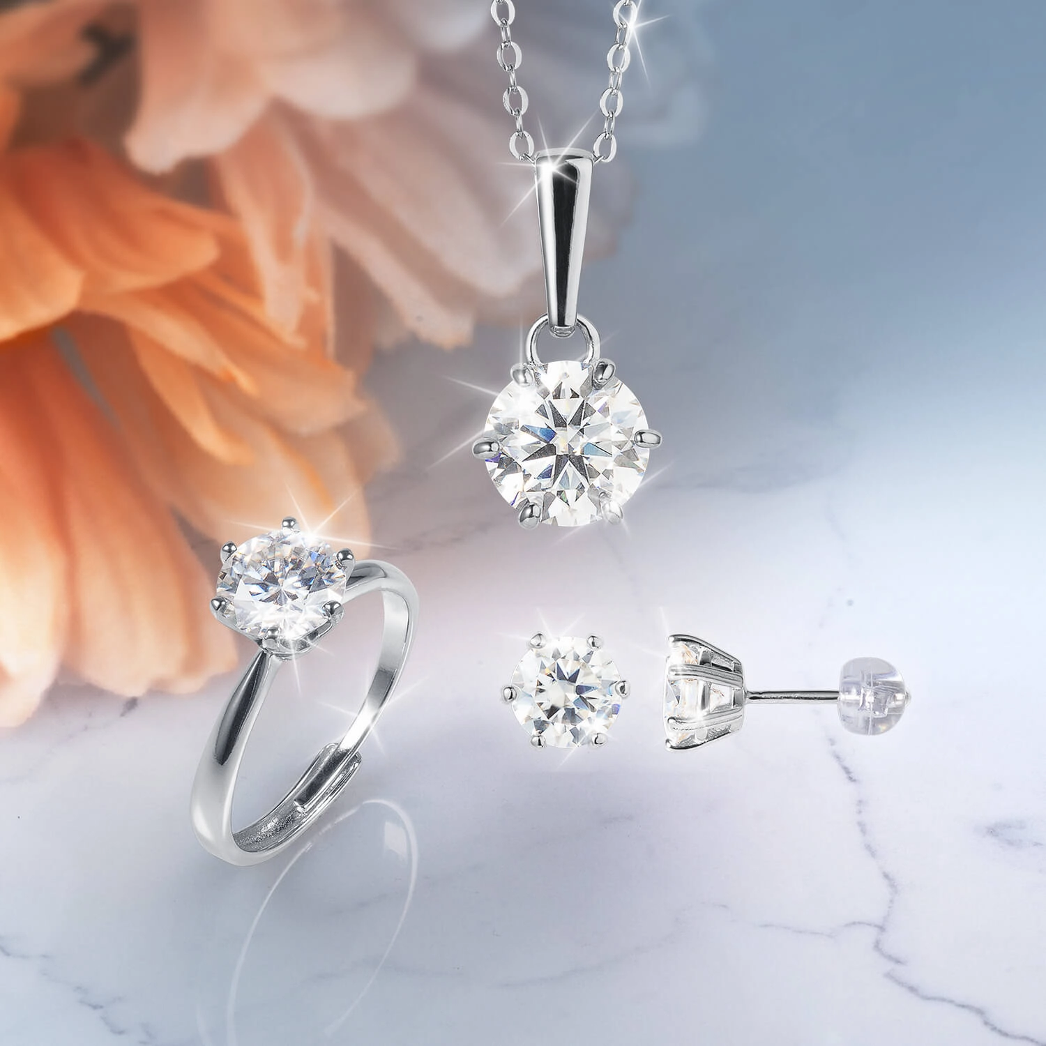 Stardust Moissanite Pendant