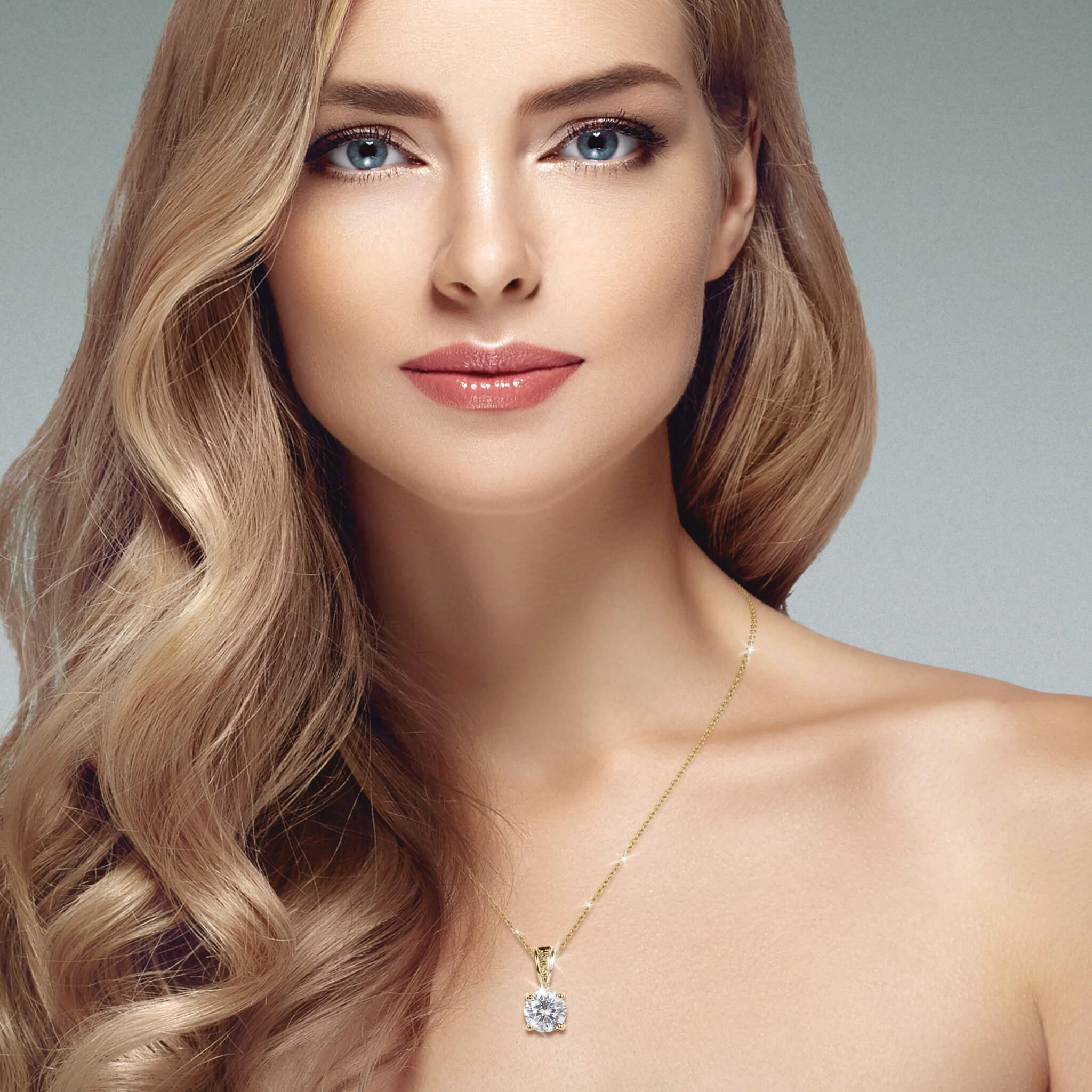Stellar Solitaire Ladies Pendant