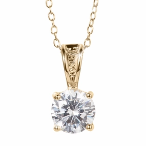 Stellar Solitaire Ladies Pendant