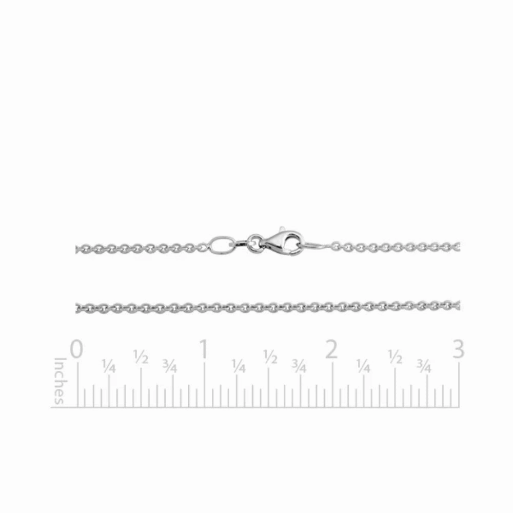 Sterling Silver 2.0mm Cable Chain