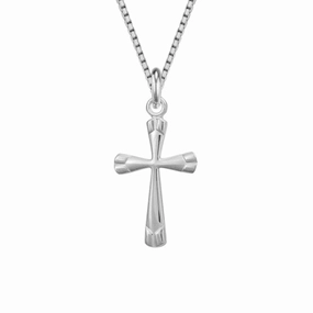 Sterling Silver Cross Pendant Necklace