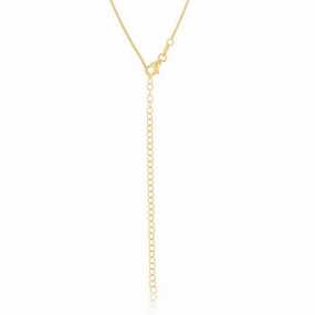 Sterling Silver Gold Plated 1mm Snake Chain