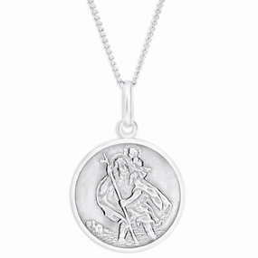 Sterling Silver St Christopher Pendant