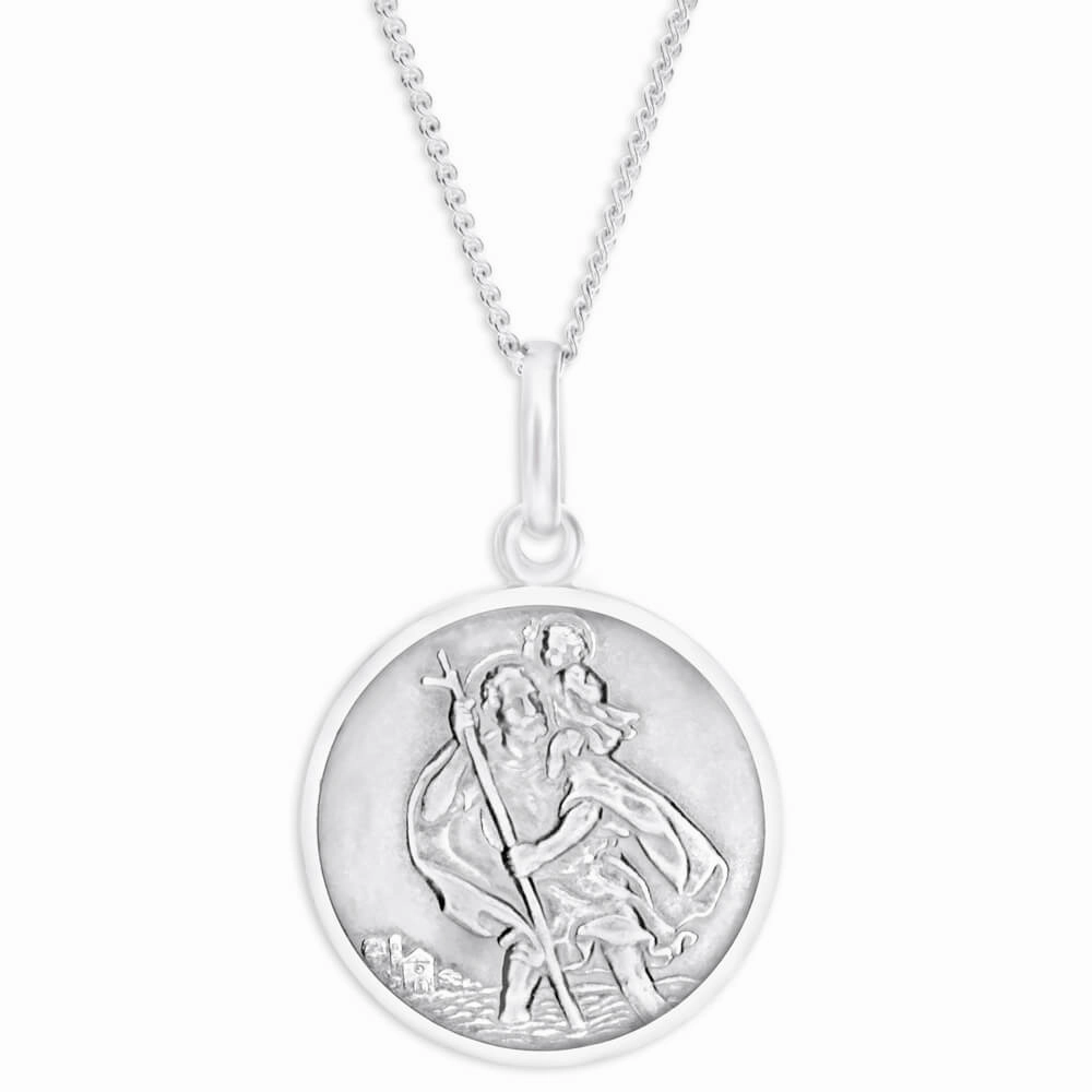 Sterling Silver St Christopher Pendant