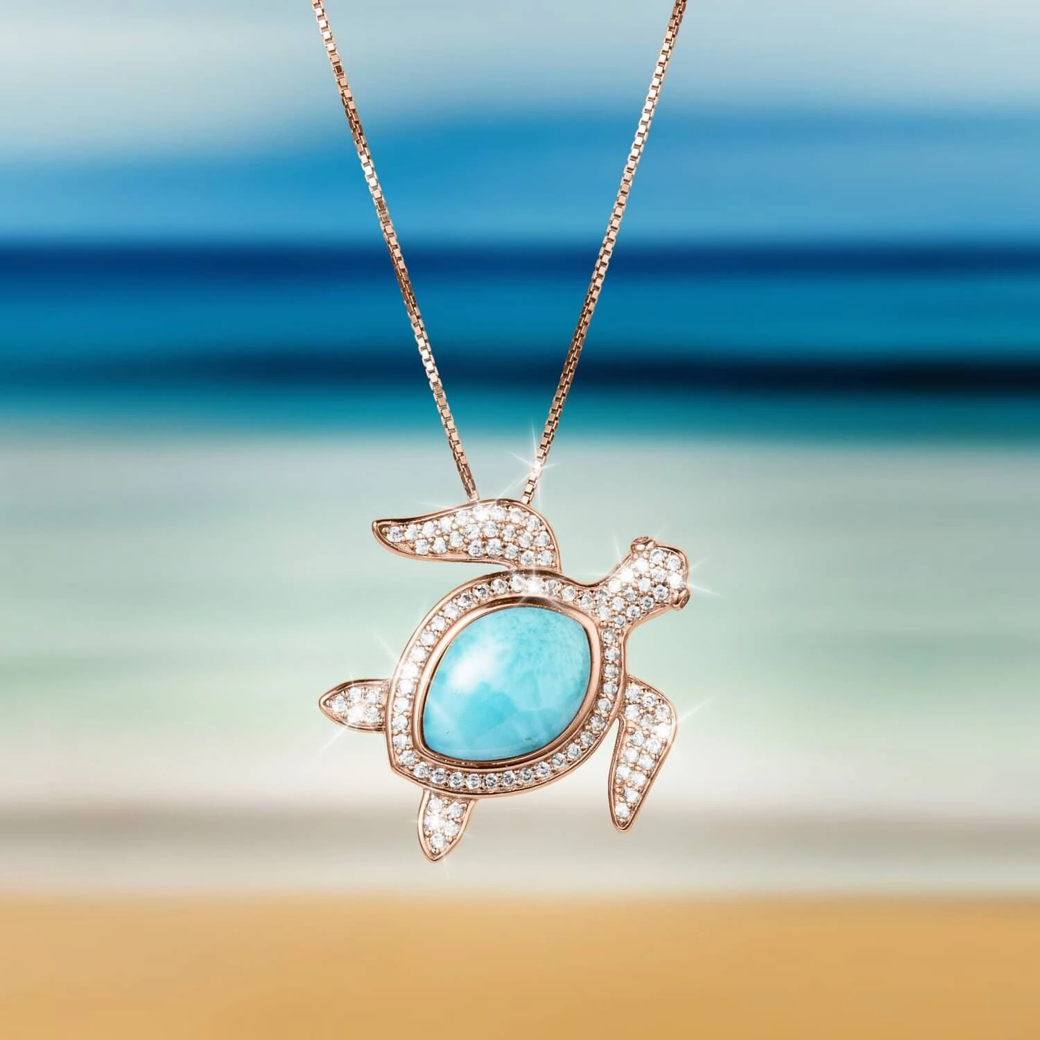 Summertide Turtle Pendant