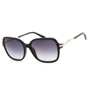Swarovski Women's Sunglasses - Gradient Grey Lens Square Plastic Frame | SK0265 01B Versace Sunglasses