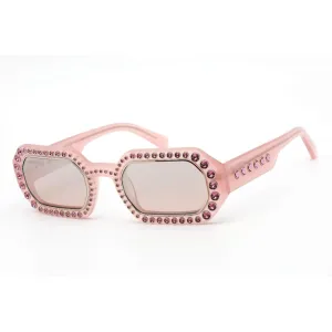 Swarovski Women's Sunglasses - Gradient Pink Lens Rectangular Frame | SK0345 72U Versace Sunglasses