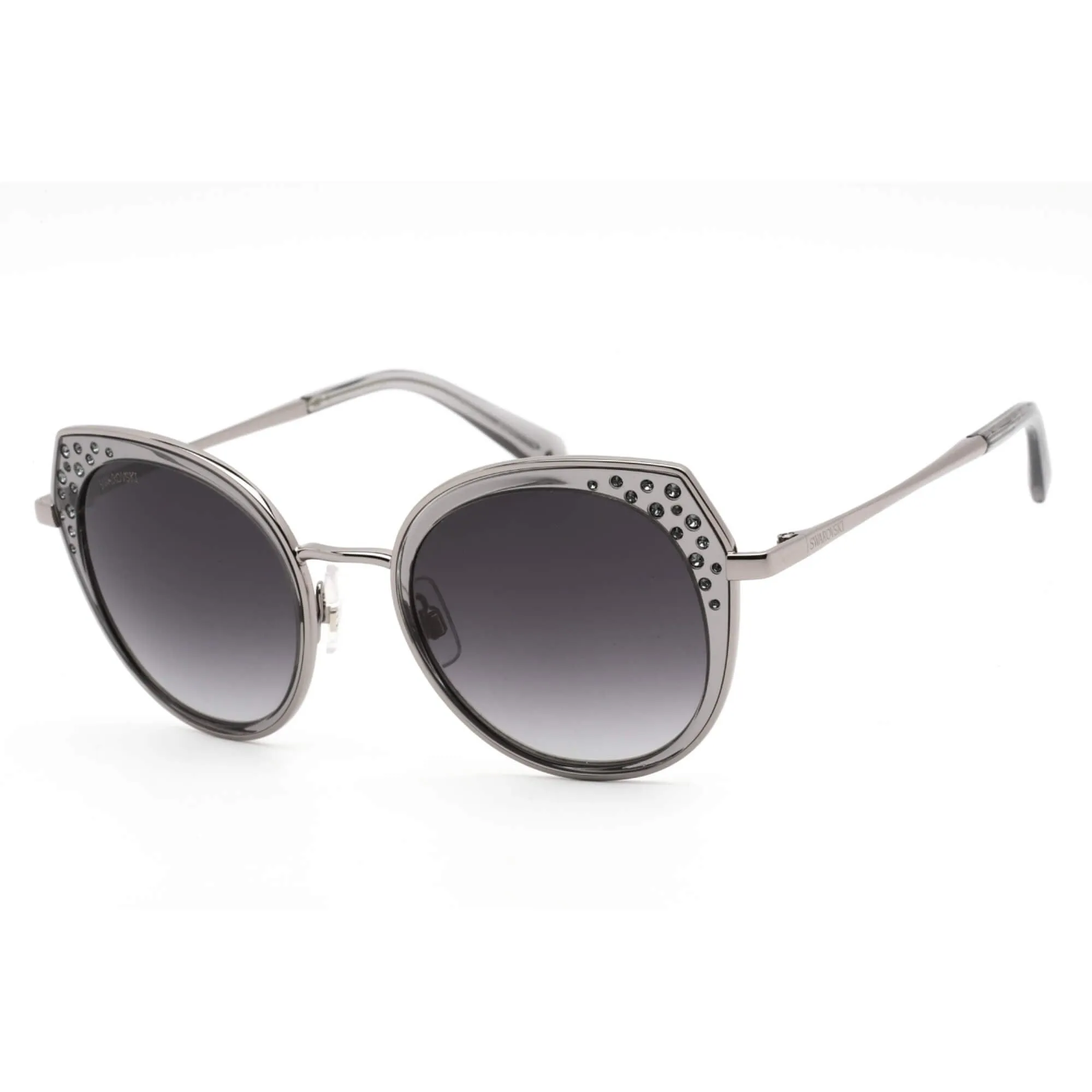 Swarovski Women's Sunglasses - Gradient Smoke Lens Cat Eye Shape Frame | SK0325 20B Versace Sunglasses
