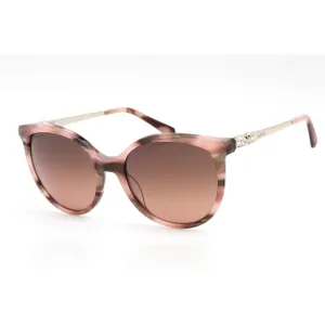 Swarovski Women's Sunglasses - Shiny Pink Full Rim Frame Brown Lens | SK0155 72G Versace Sunglasses