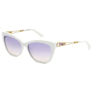 Swarovski Women's Sunglasses - Smoke Purple Gradient Lens Cat Eye Frame | SK0262 21Z Versace Sunglasses