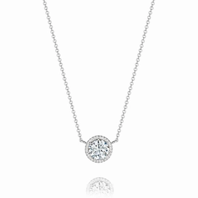 Tacori Bloom Diamond Necklace 14kt White Gold