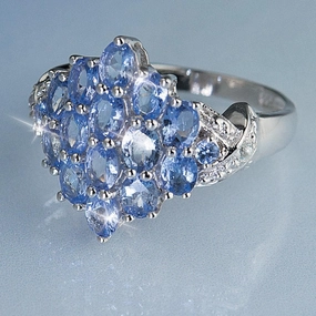 Tanzanite Cocktail Ring