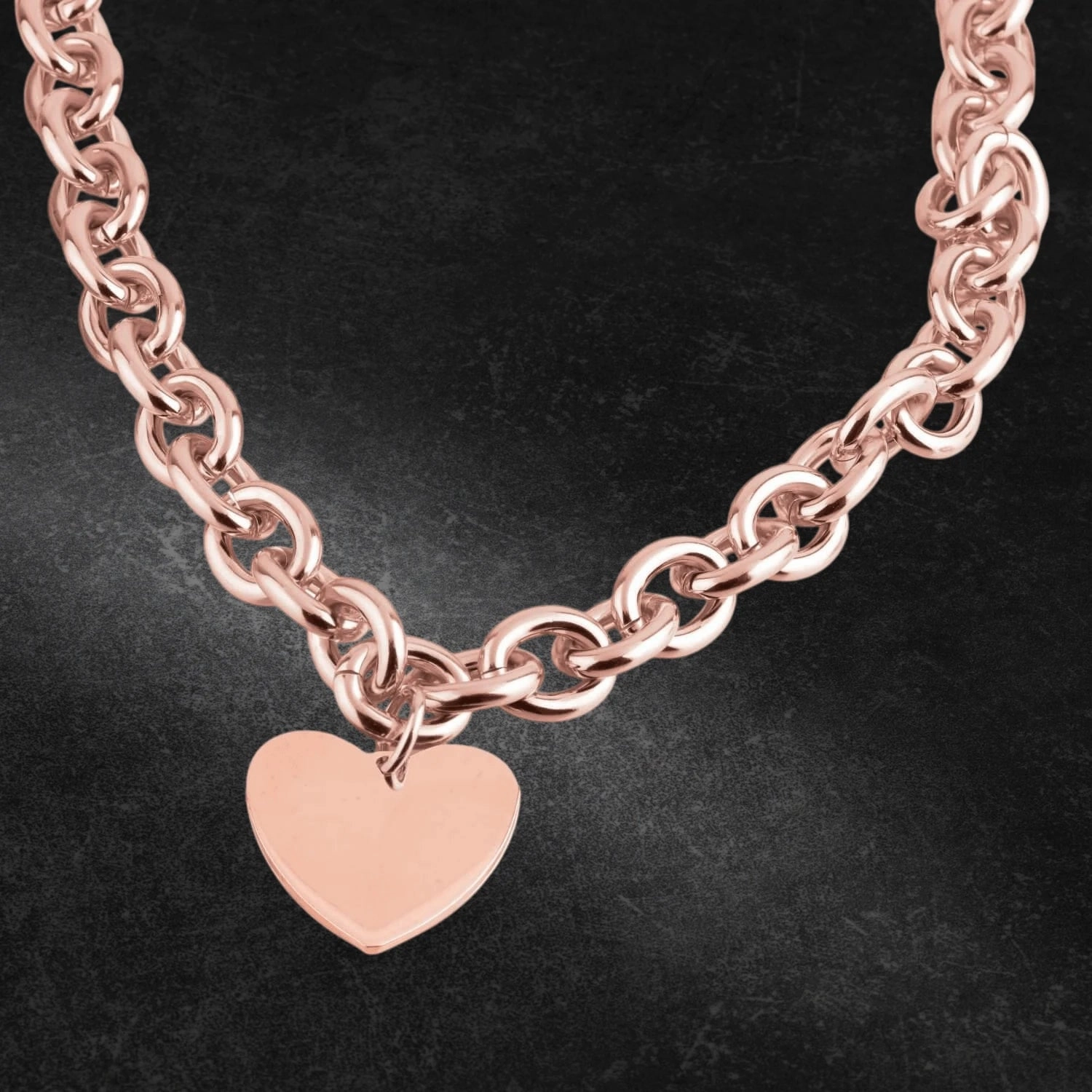 Tesoro Amore Rose Gold Necklace