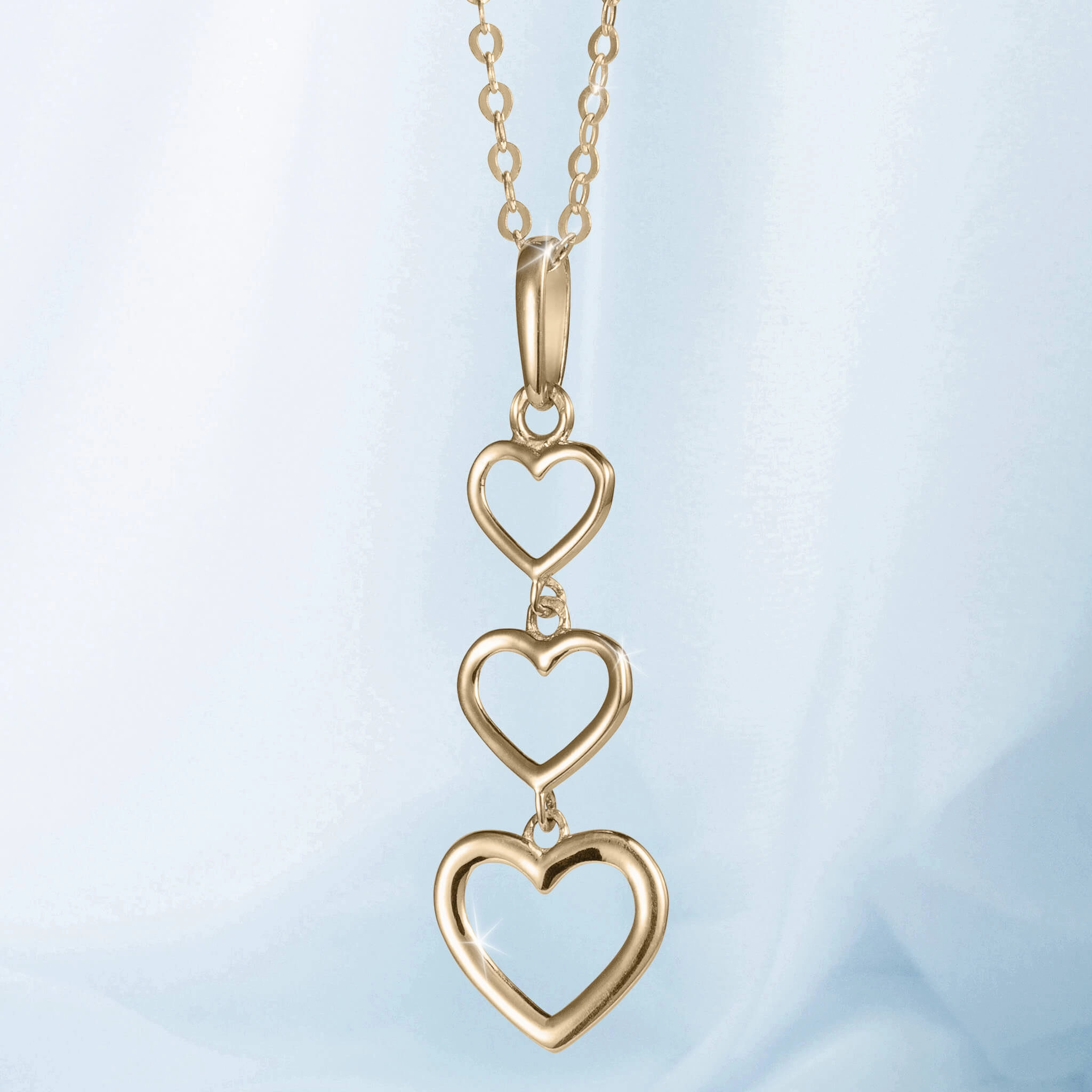 Tesoro Vero Trilogy Heart Pendant