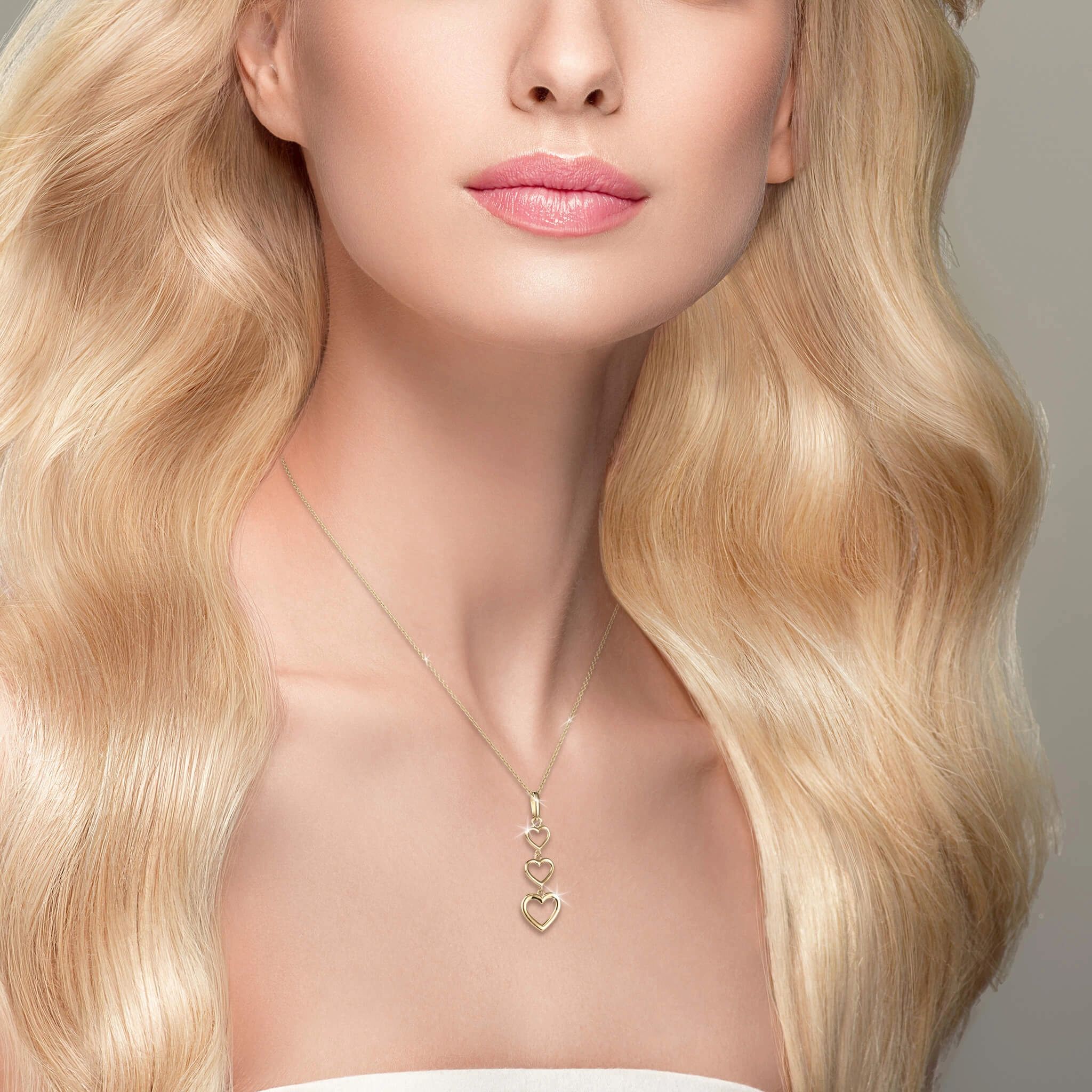 Tesoro Vero Trilogy Heart Pendant