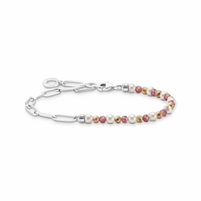 THOMAS SABO Chain Mixed Jasper Bead Bracelet