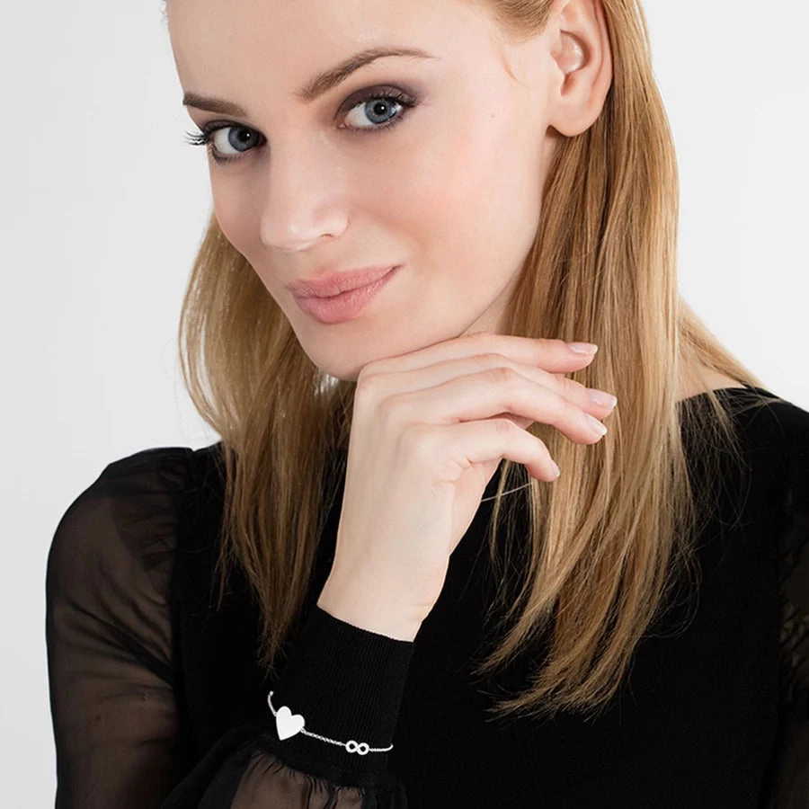 Thomas Sabo Silver Heart Cubic Zirconia Bracelet