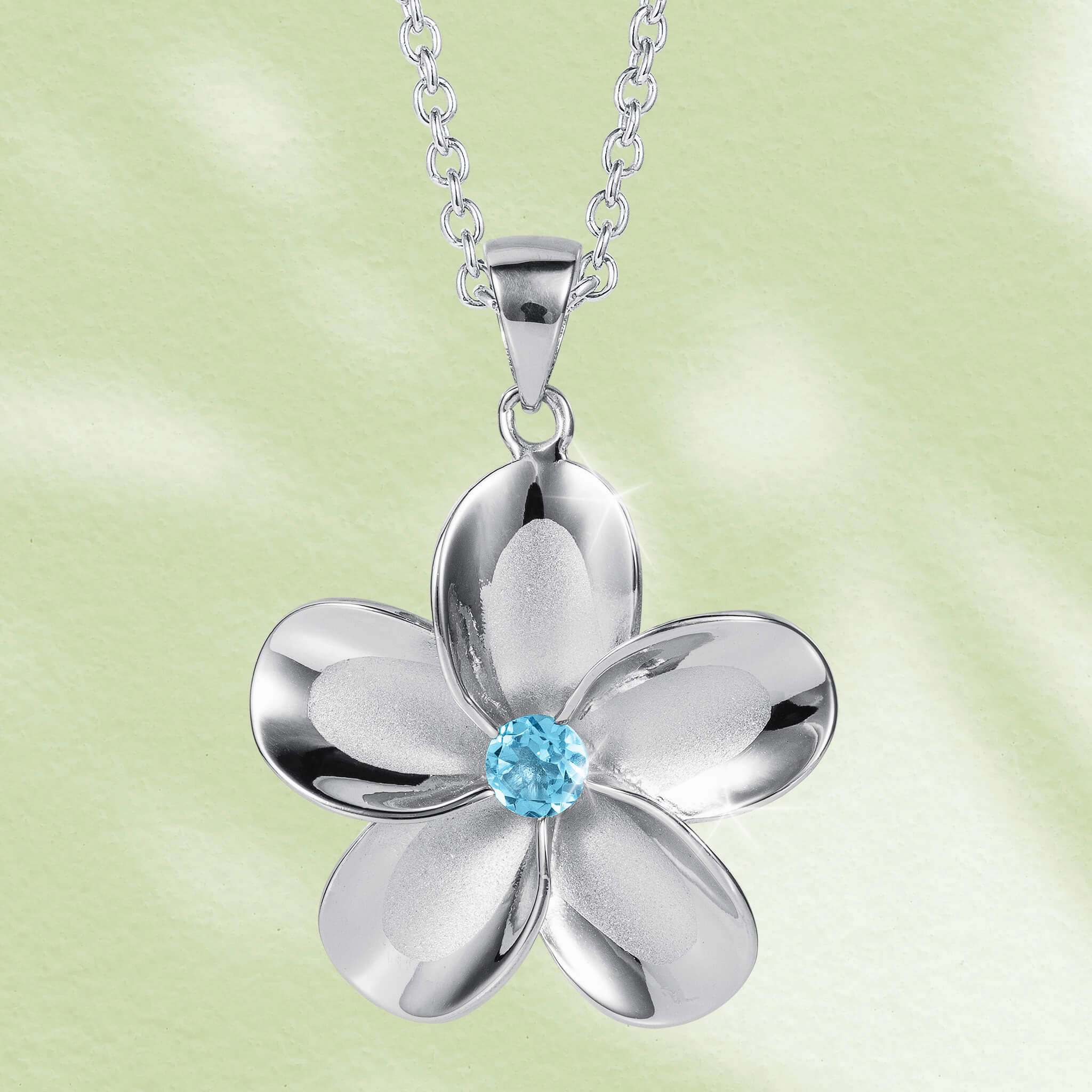 Topaz Blossom Pendant