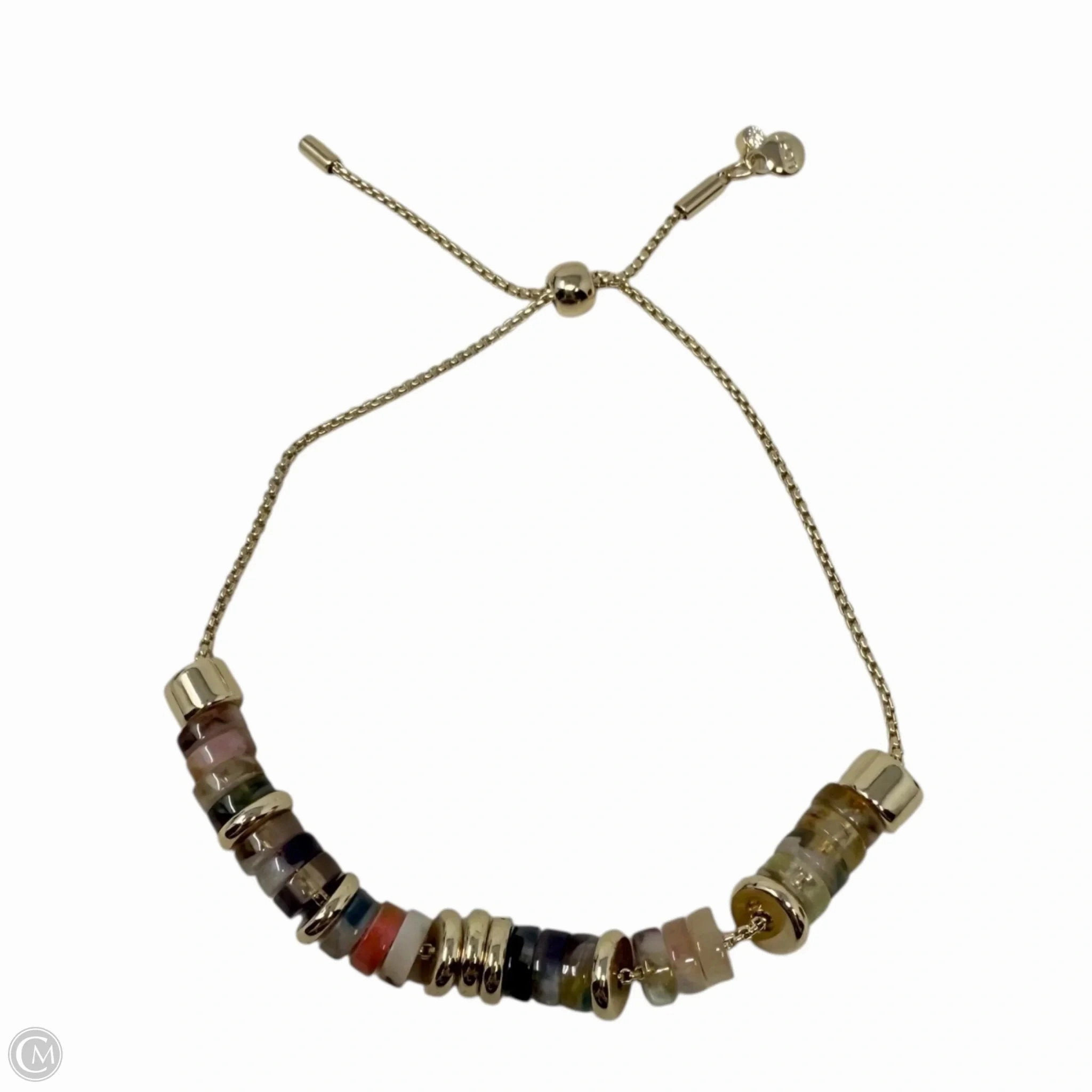 Tortoiseshell Print Spliced Pull Tie Bracelet By Loft