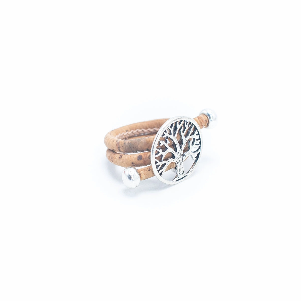 Tree pendant Antique Silver vintage women Ring adjustable jewelry RW-008