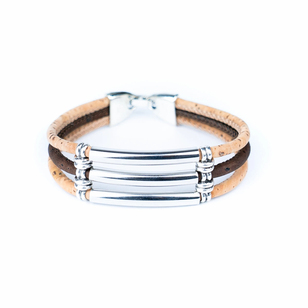 Tri-cork Cord Bracelet DBR-032-MIX-5new