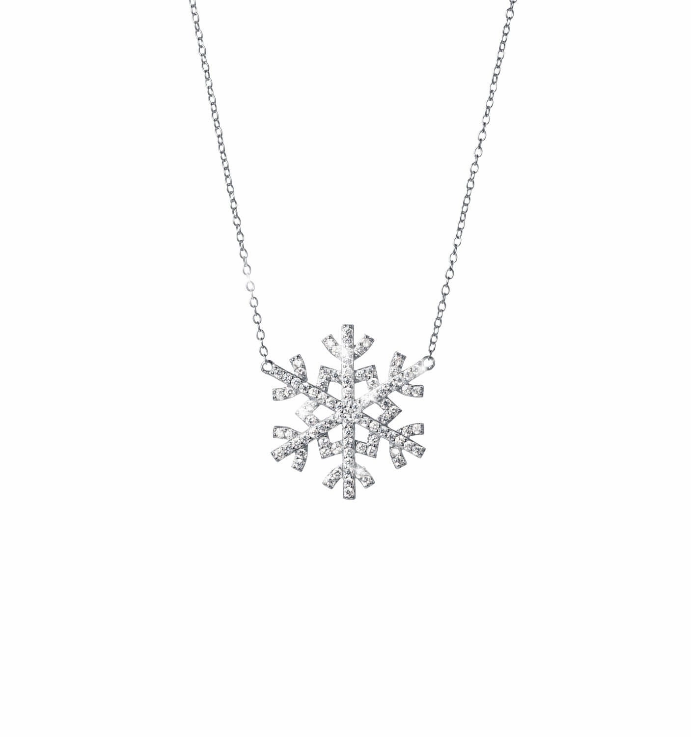 Twilight Snowflake Necklace