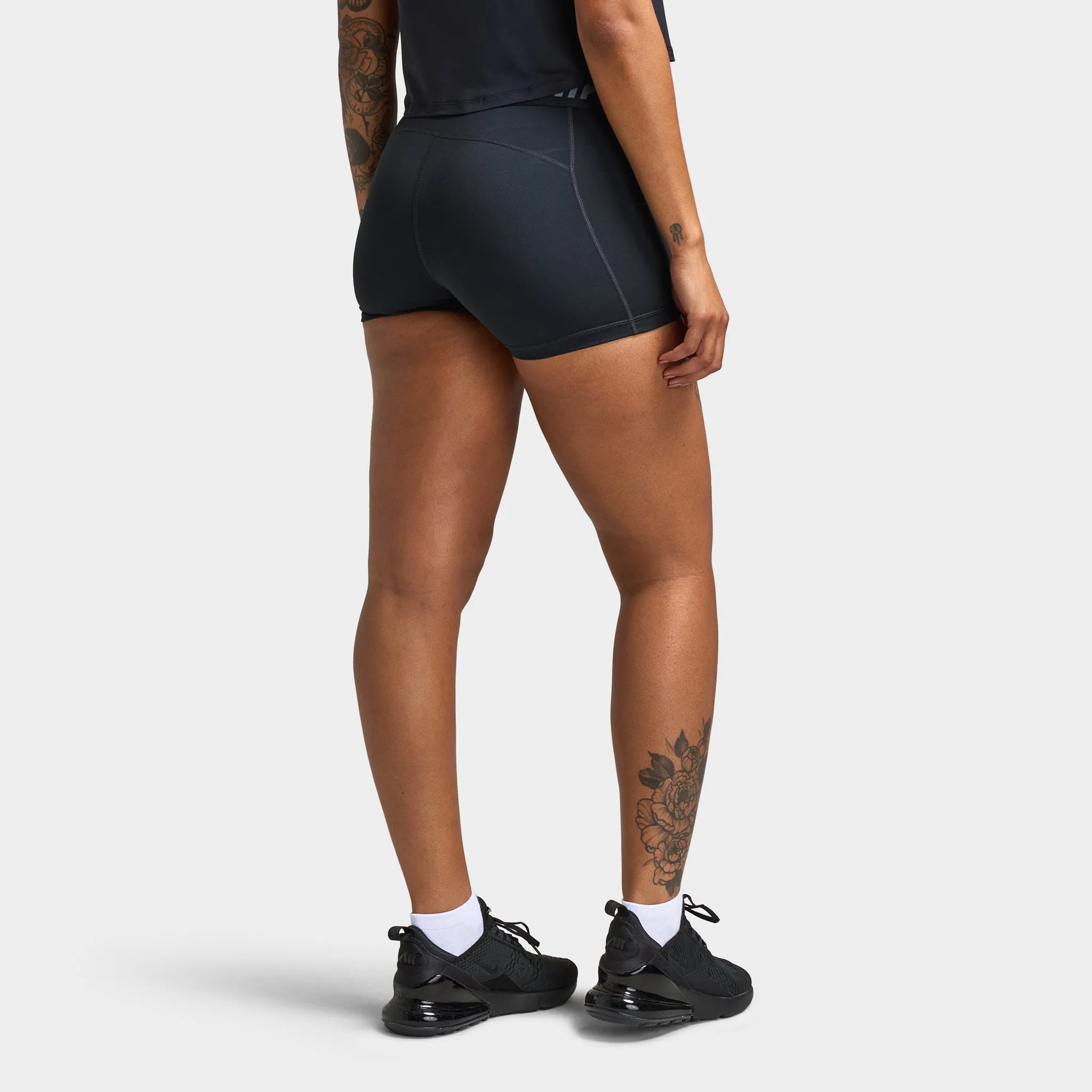 Womens Nike Nike Pro Women's 3" Shorts Black / Grey