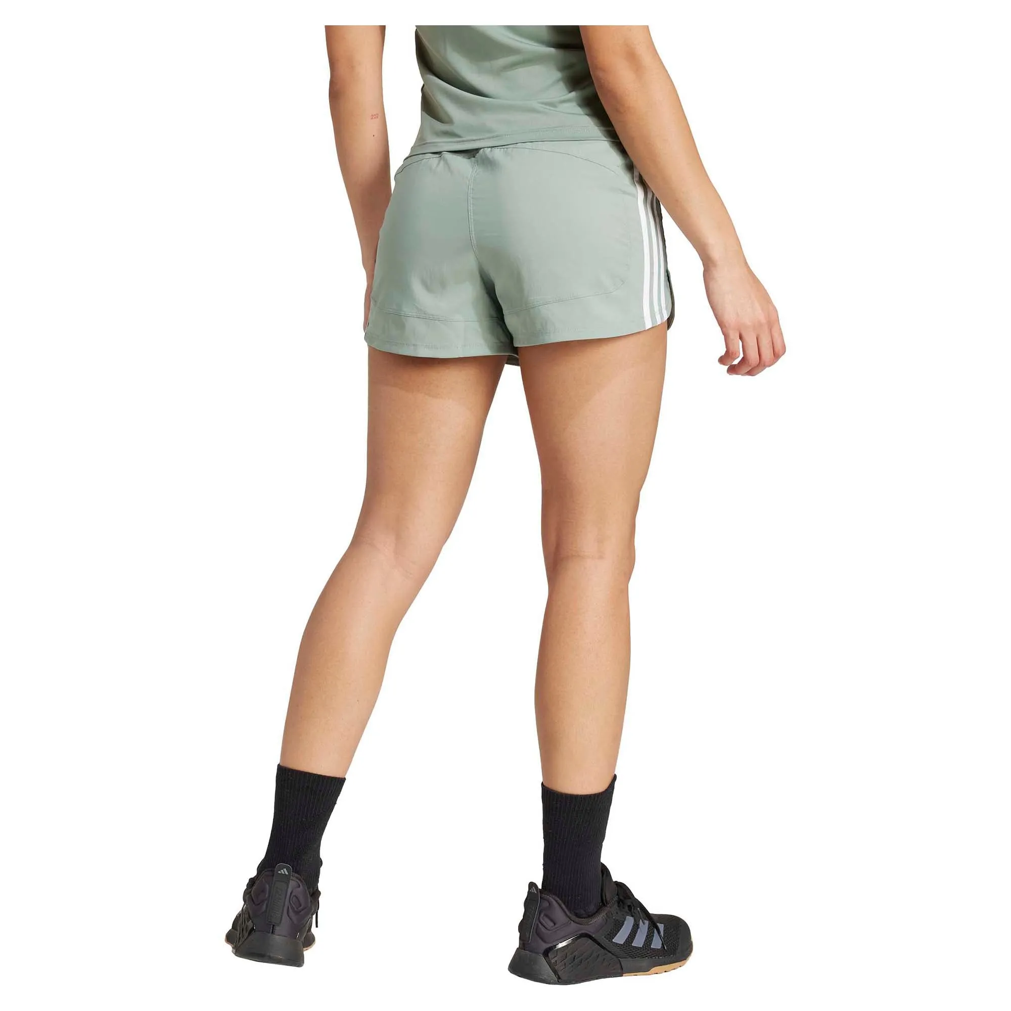Women’s Pacer Training 3-Stripes Woven High-Rise 5 Inch Shorts