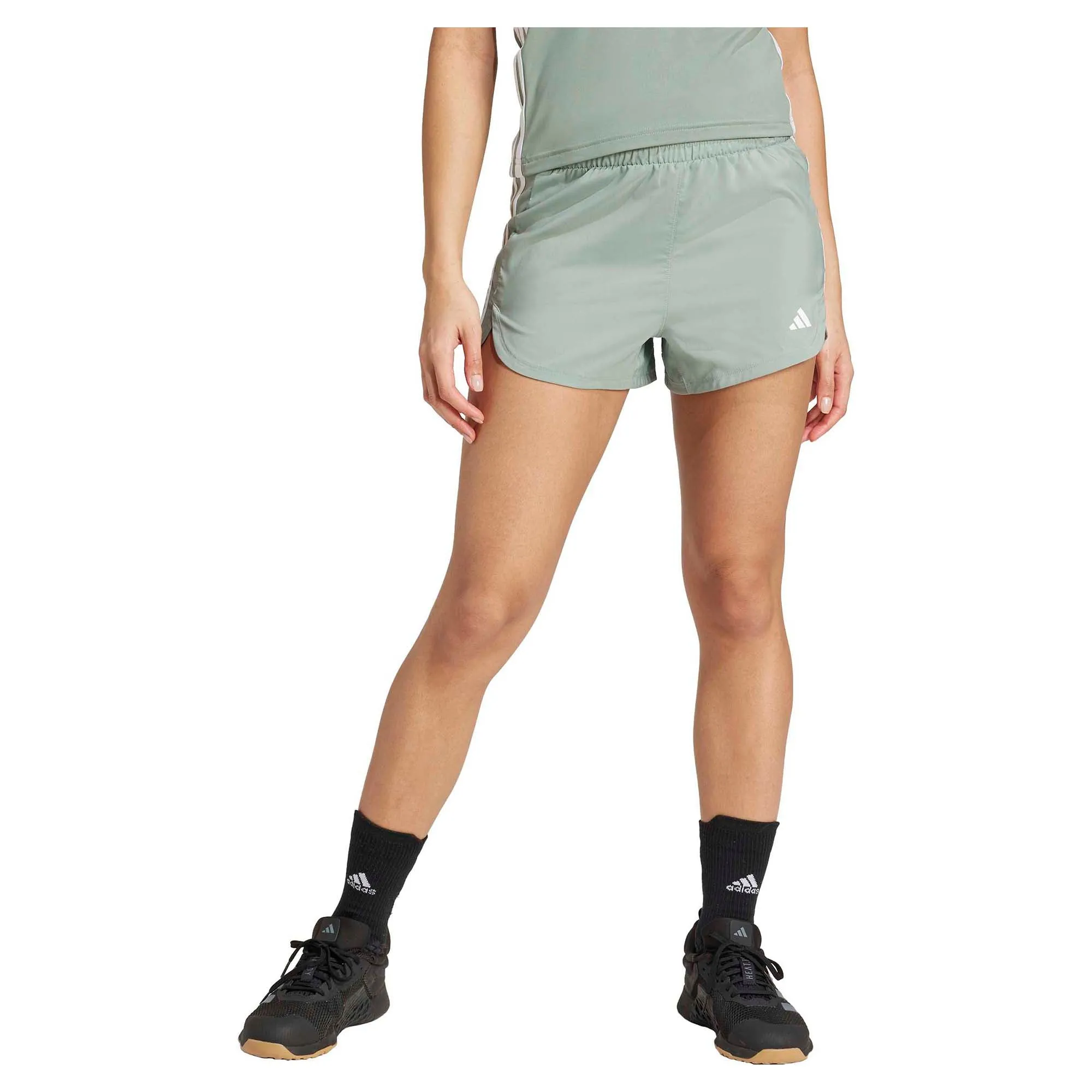 Women’s Pacer Training 3-Stripes Woven High-Rise 5 Inch Shorts