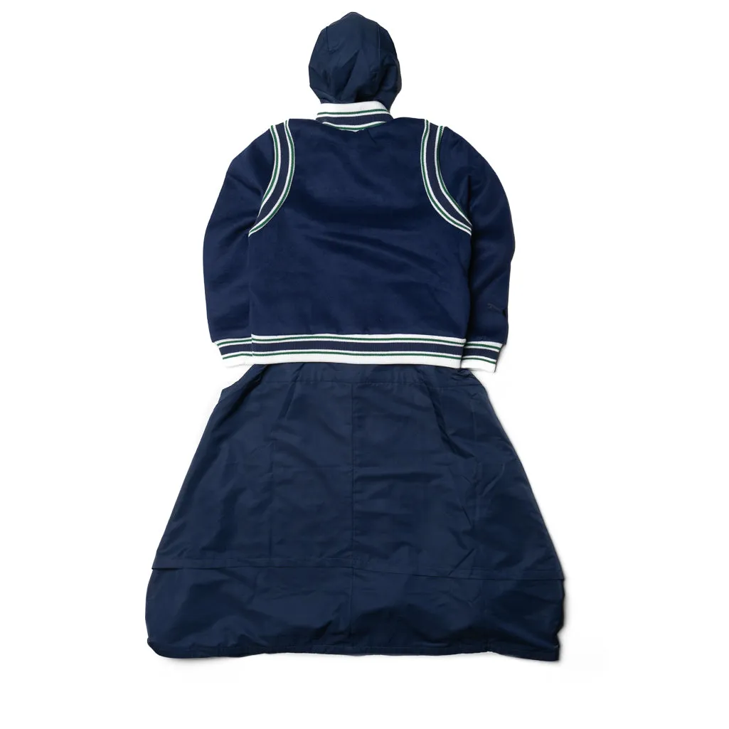 Women's Puma x June Ambrose Victory Varsity Jacket - Patriot Blue
