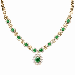 Zinnia Blossom Necklace